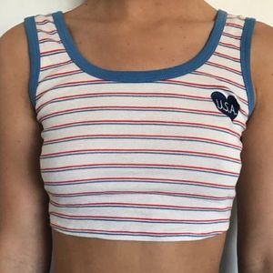 [SOLD] USA crop top